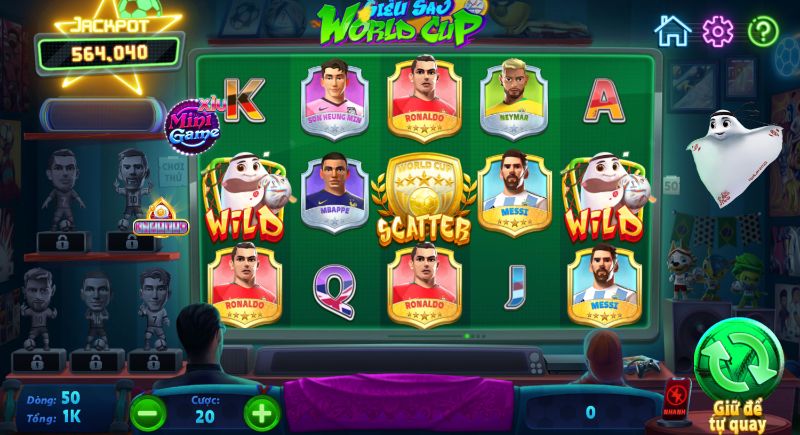 Game nổ hũ siêu sao World Cup có gì hay 