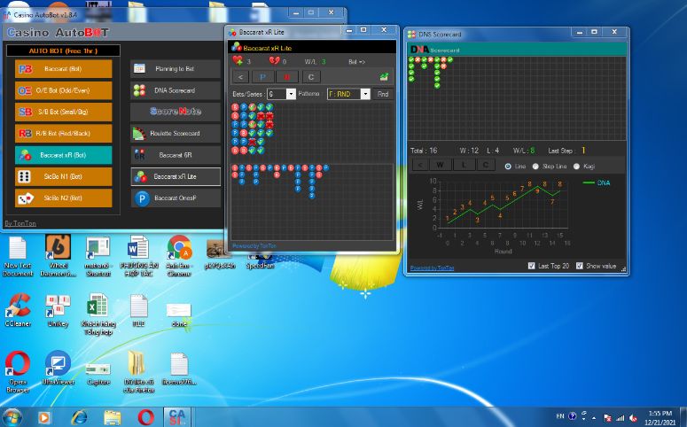 Sử dụng phần mềm để thắng game bài baccarat